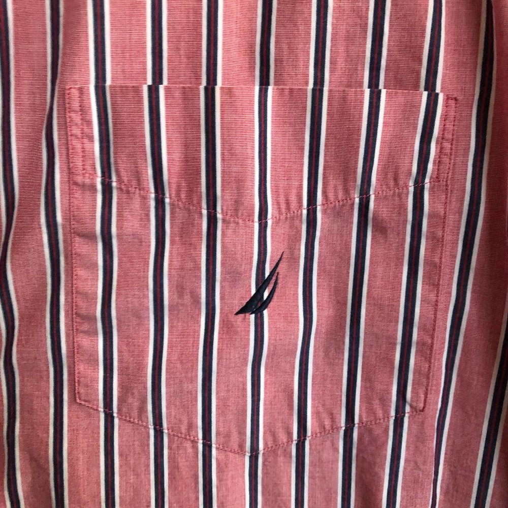 Nautica Bo's Two-Ply Cotton Button Down Shirt XXL - Picture 6 of 10